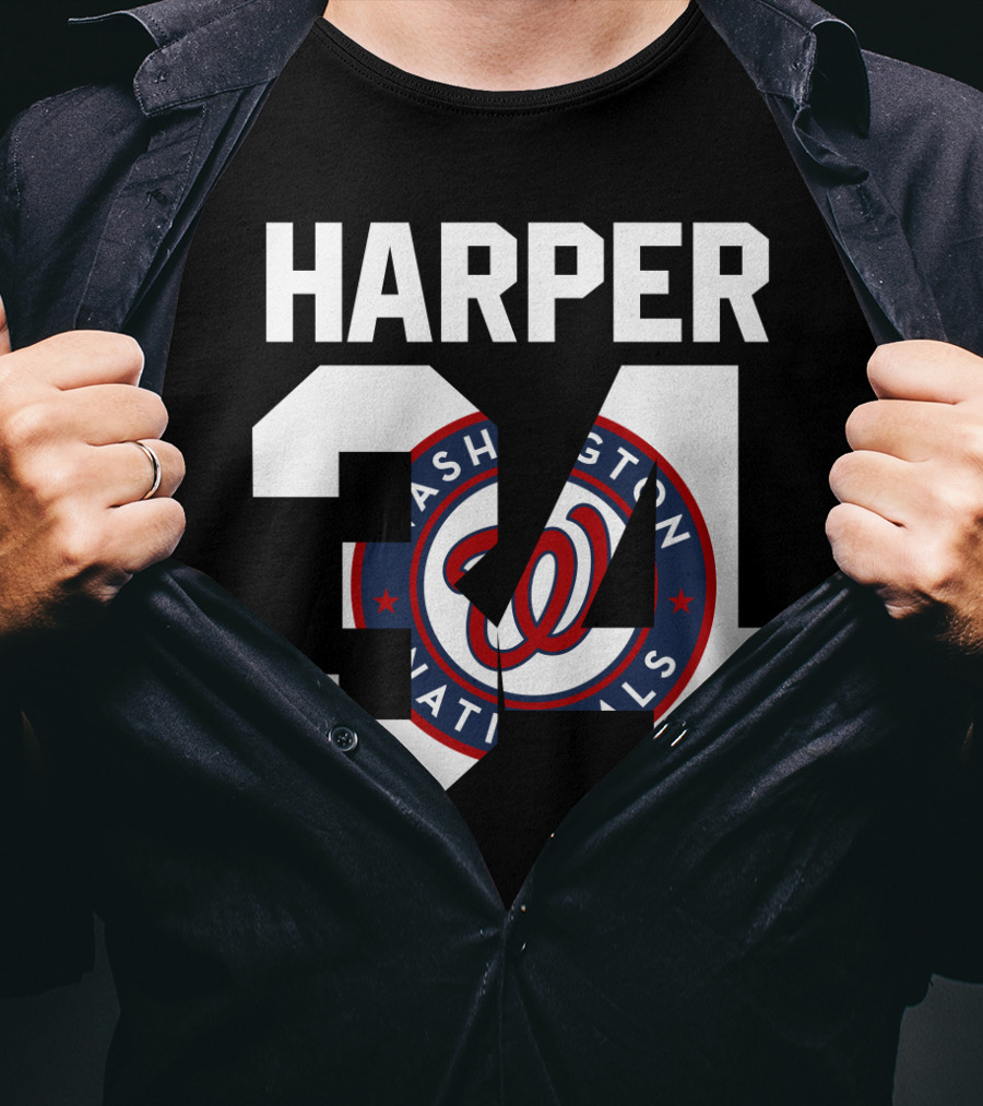 Harper 34 Washington Nationals T-Shirt