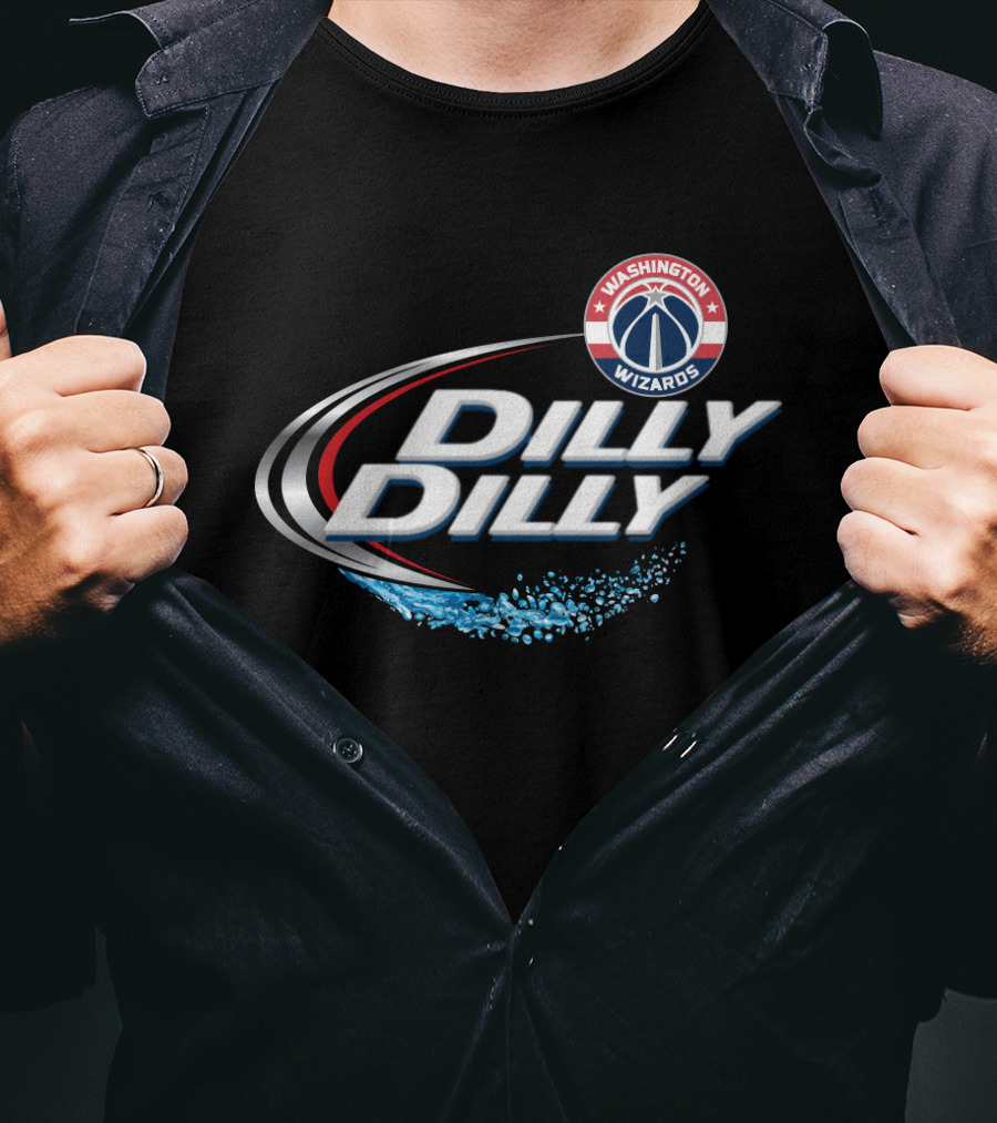 Washington Wizards Dilly Dilly Fans Logo Splash T-Shirt