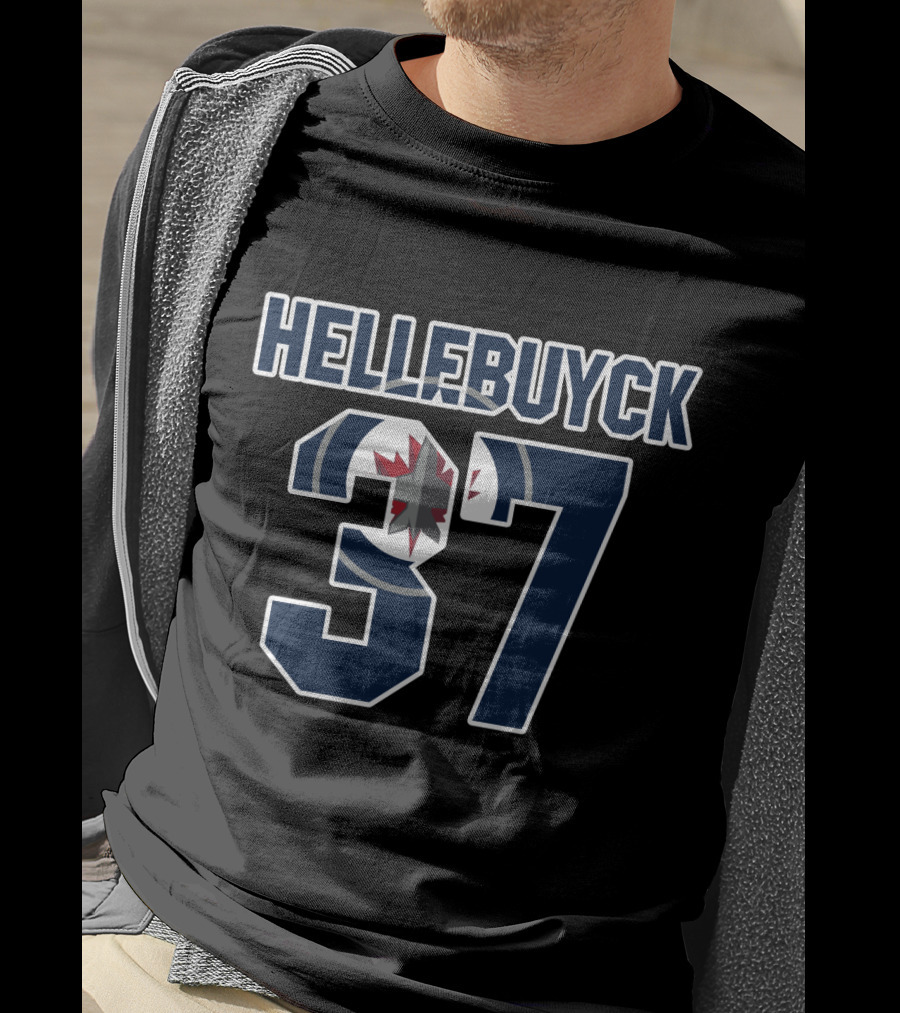 Connor Hellebuyck 37 Winnipeg Jets NHL Hockey T-Shirt