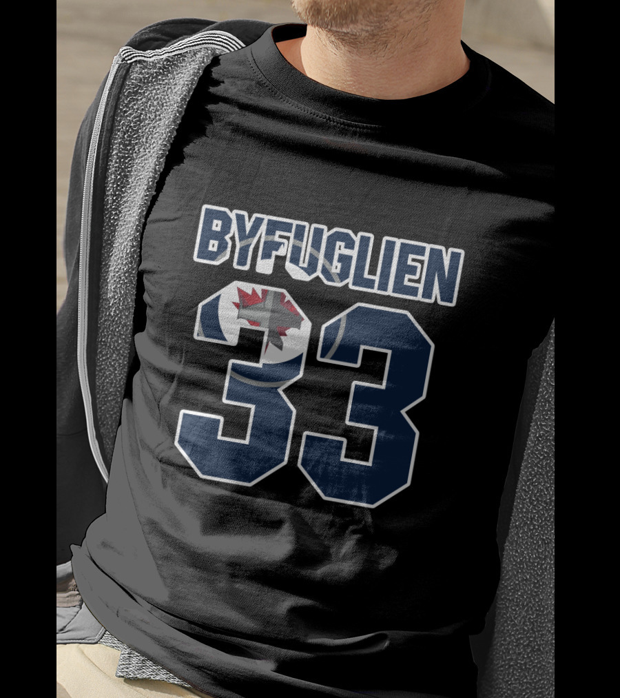 Winnipeg Jets Byfuglien 33 NHL Hockey Player Fan Gear T-Shirt