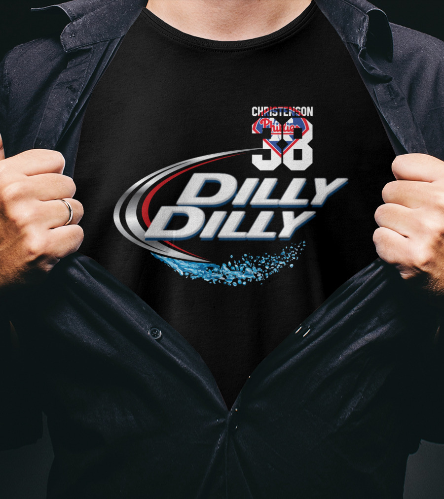 Christenson #38 Philadelphia Phillies Dilly Dilly 1981 T-Shirt