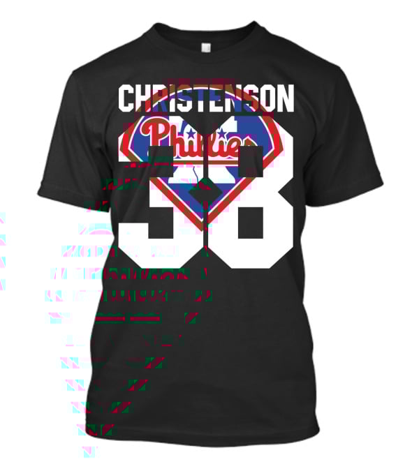 Christenson 38 Philadelphia Phillies 1981 Baseball T-Shirt