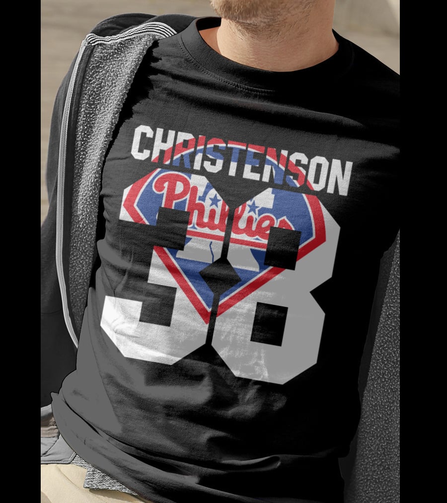 Christenson 38 Philadelphia Phillies 1981 Baseball T-Shirt