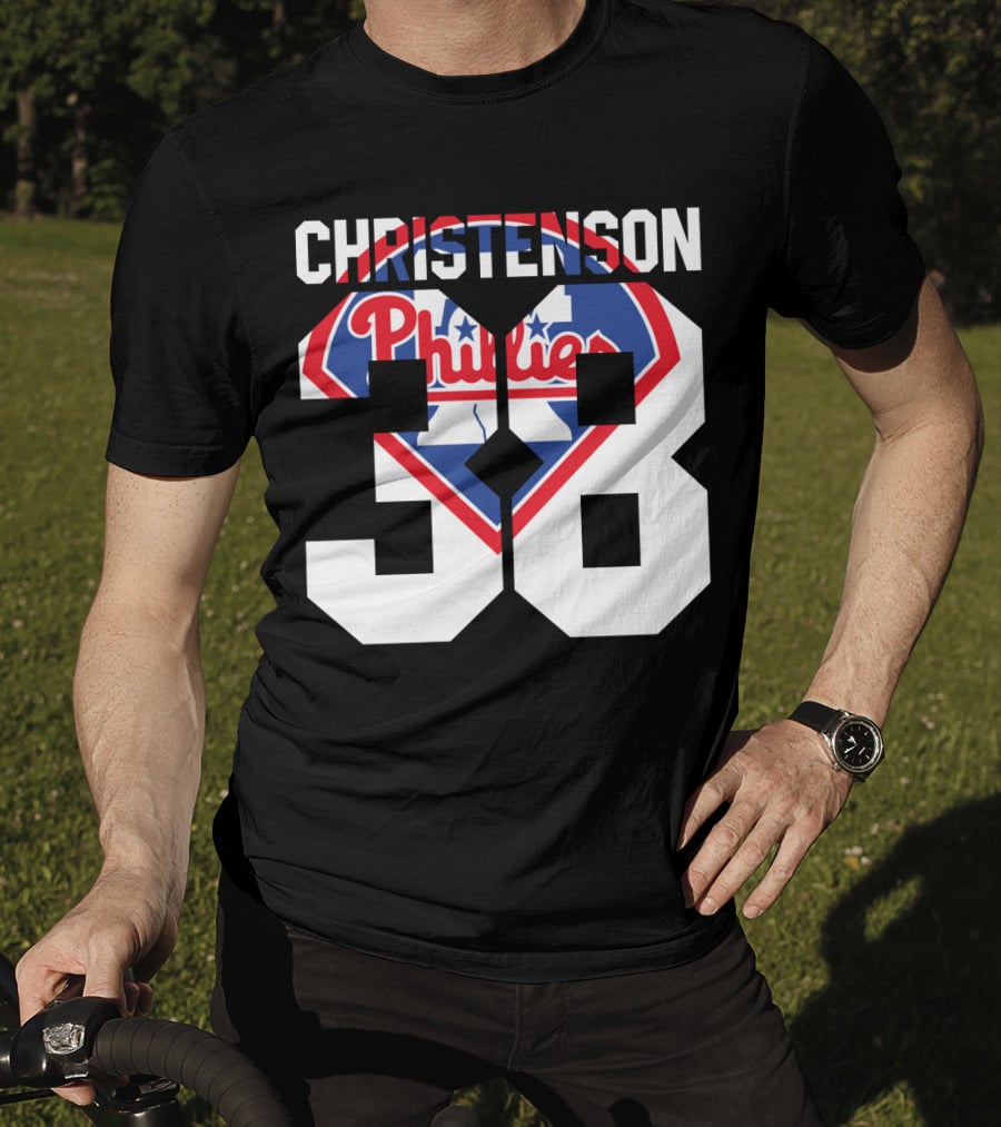 Christenson 38 Philadelphia Phillies 1981 Baseball T-Shirt