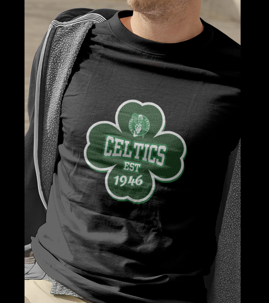 Boston Celtics Shamrock Est 1946 T-Shirt