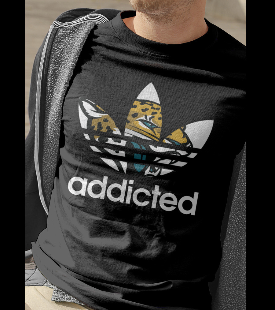 Jacksonville Jaguars Addicted Nfl Fan T-Shirt