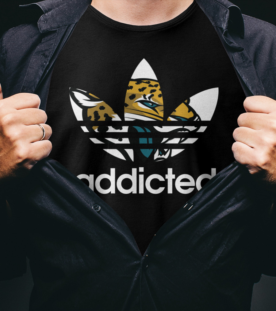 Jacksonville Jaguars Addicted Nfl Fan T-Shirt