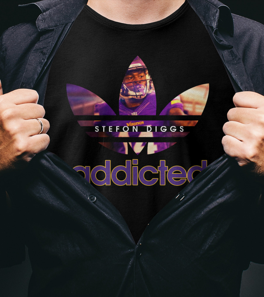 Stefon Diggs Minnesota Vikings Addicted Nfl T-Shirt