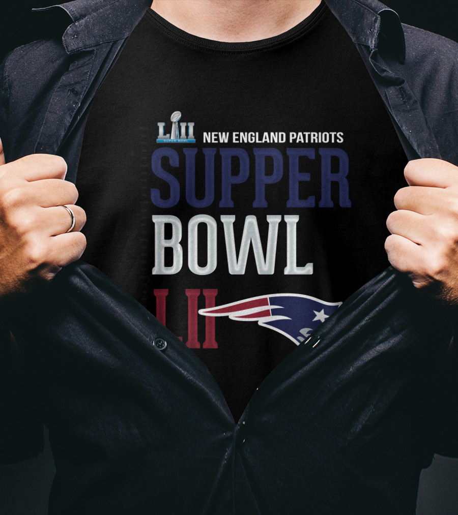 New England Patriots Super Bowl Lii Bound Nfl Patriots T-Shirt