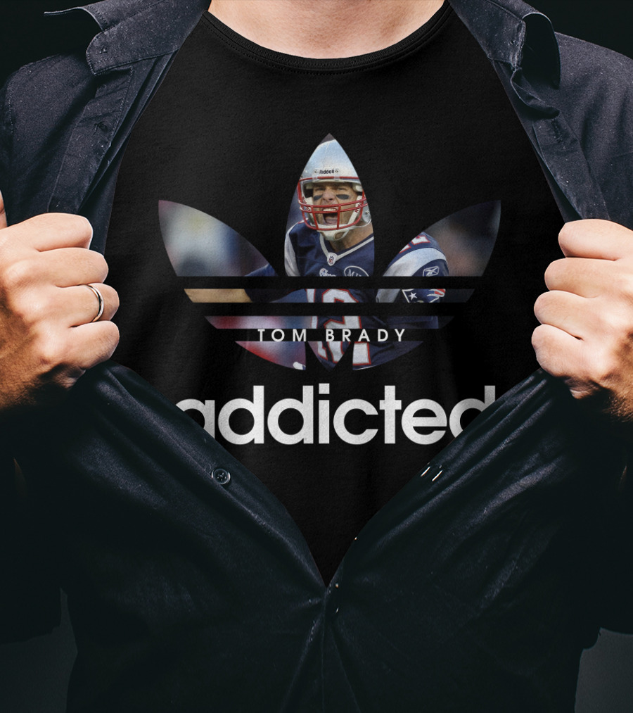 Tom Brady Addicted New England Patriots Nfl T-Shirt
