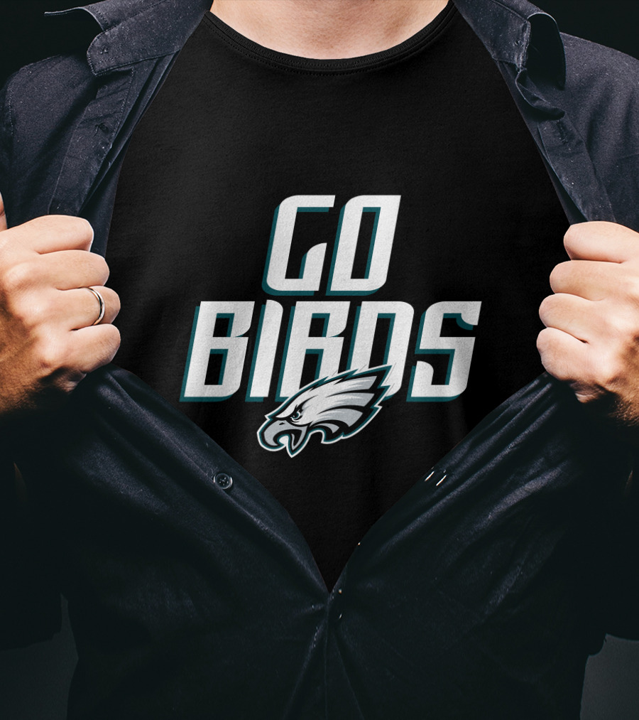 Philadelphia Eagles Go Birds Fan Pride T-Shirt