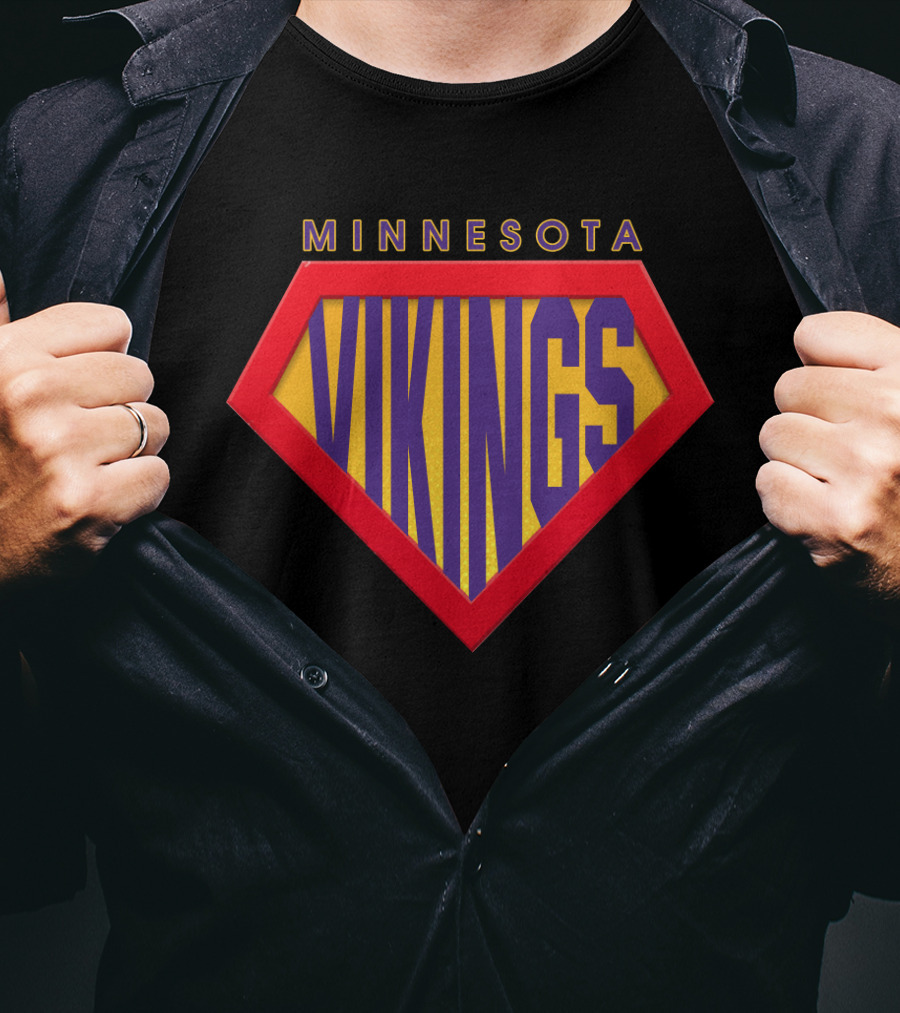 Minnesota Vikings Super Emblem Fan Gear T-Shirt