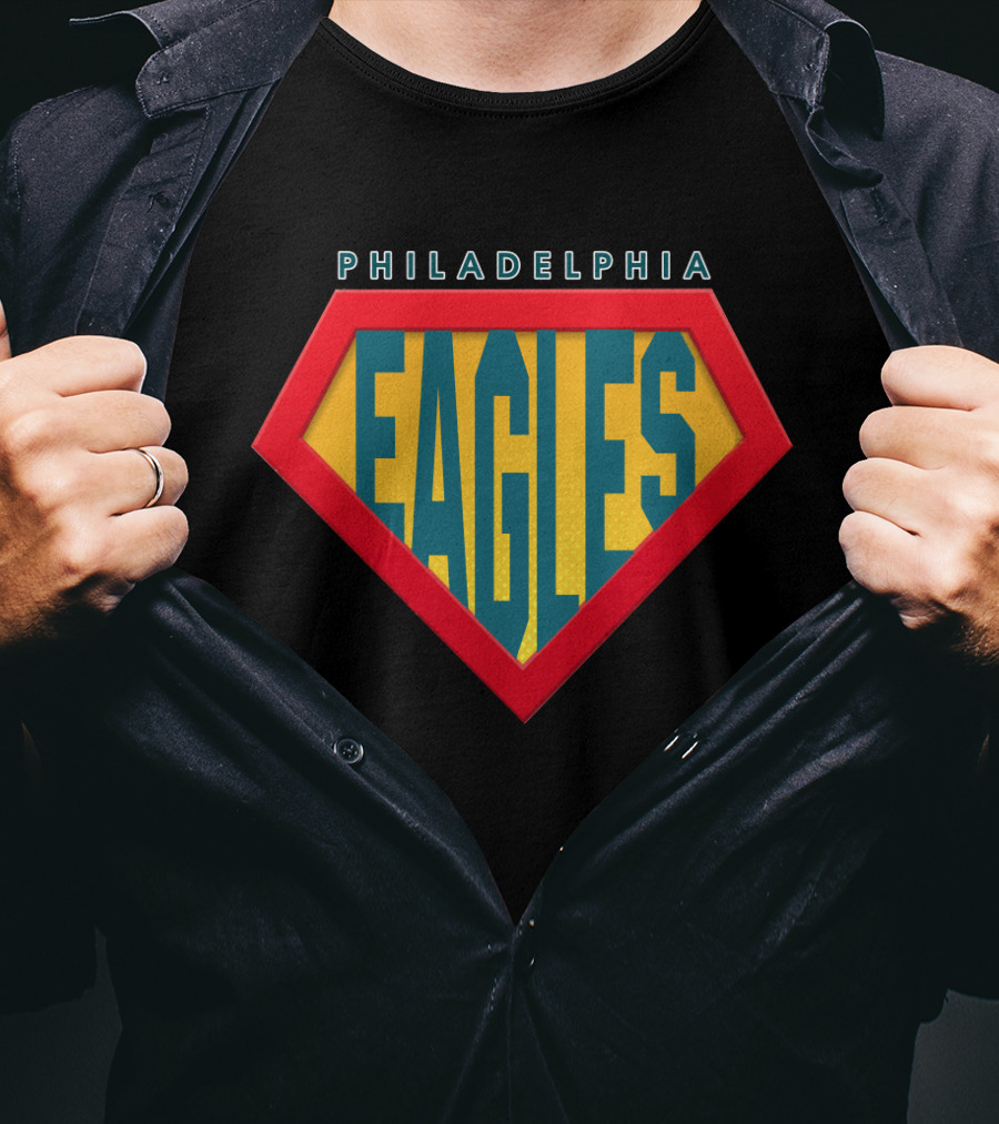Philadelphia Eagles Super Emblem For Fans T-Shirt