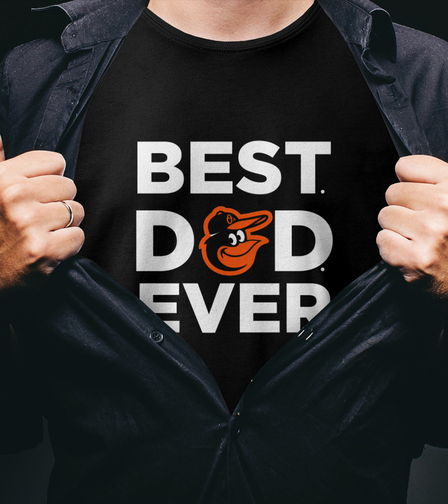Best Baltimore Orioles Dad Ever Father's Day Gift T-Shirt