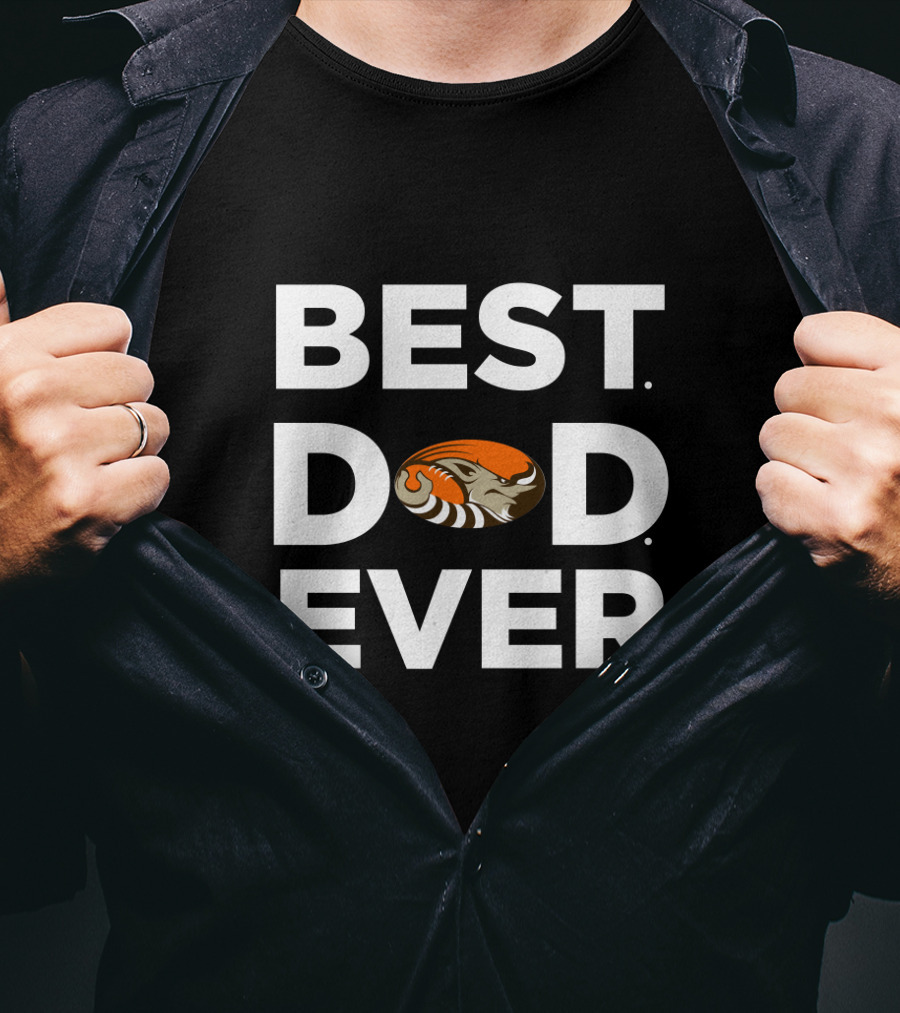 Best Cleveland Browns Dad Ever Gift For Dad T-Shirt