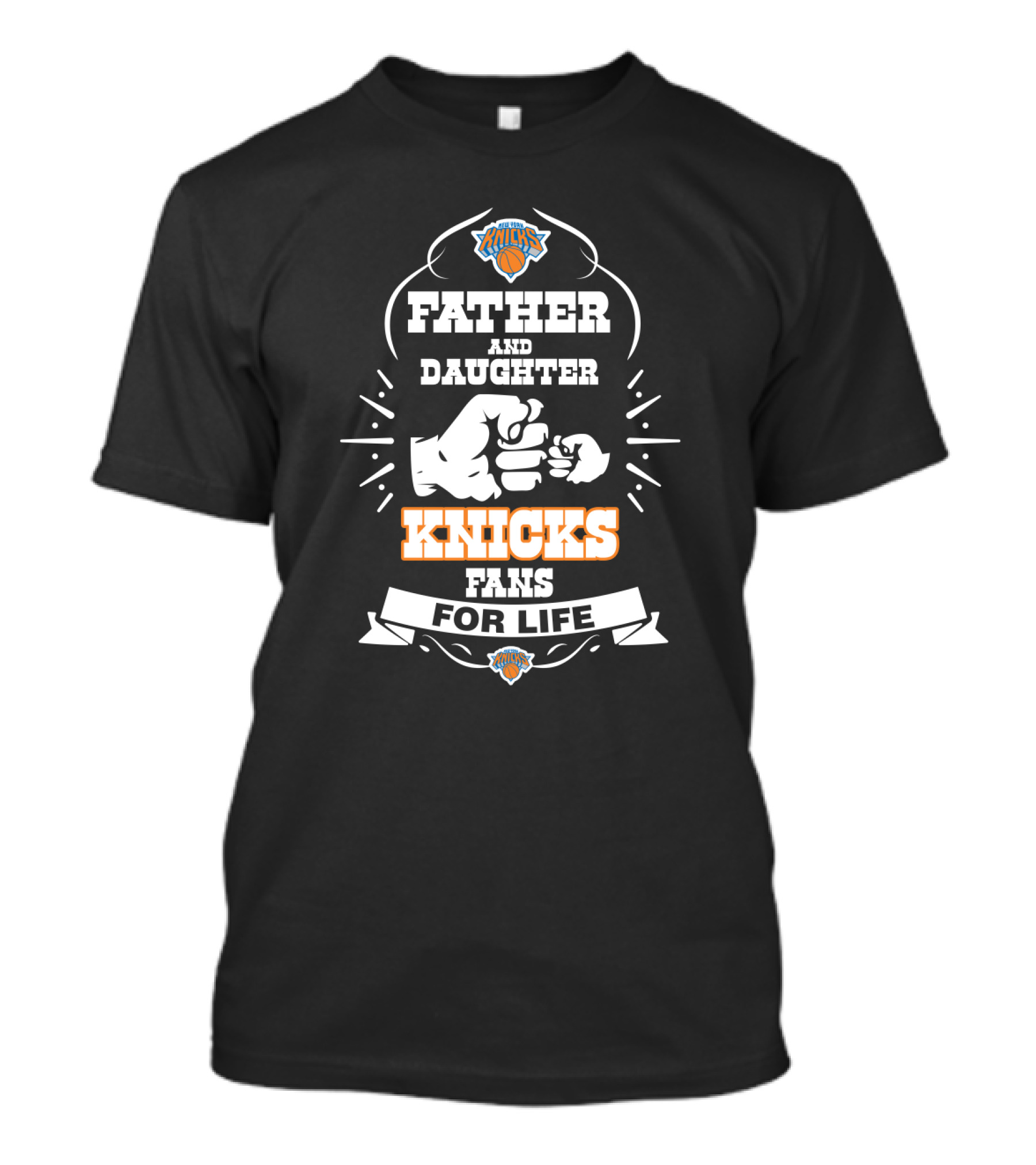 Father And Daughter Knicks Fans For Life T-Shirt