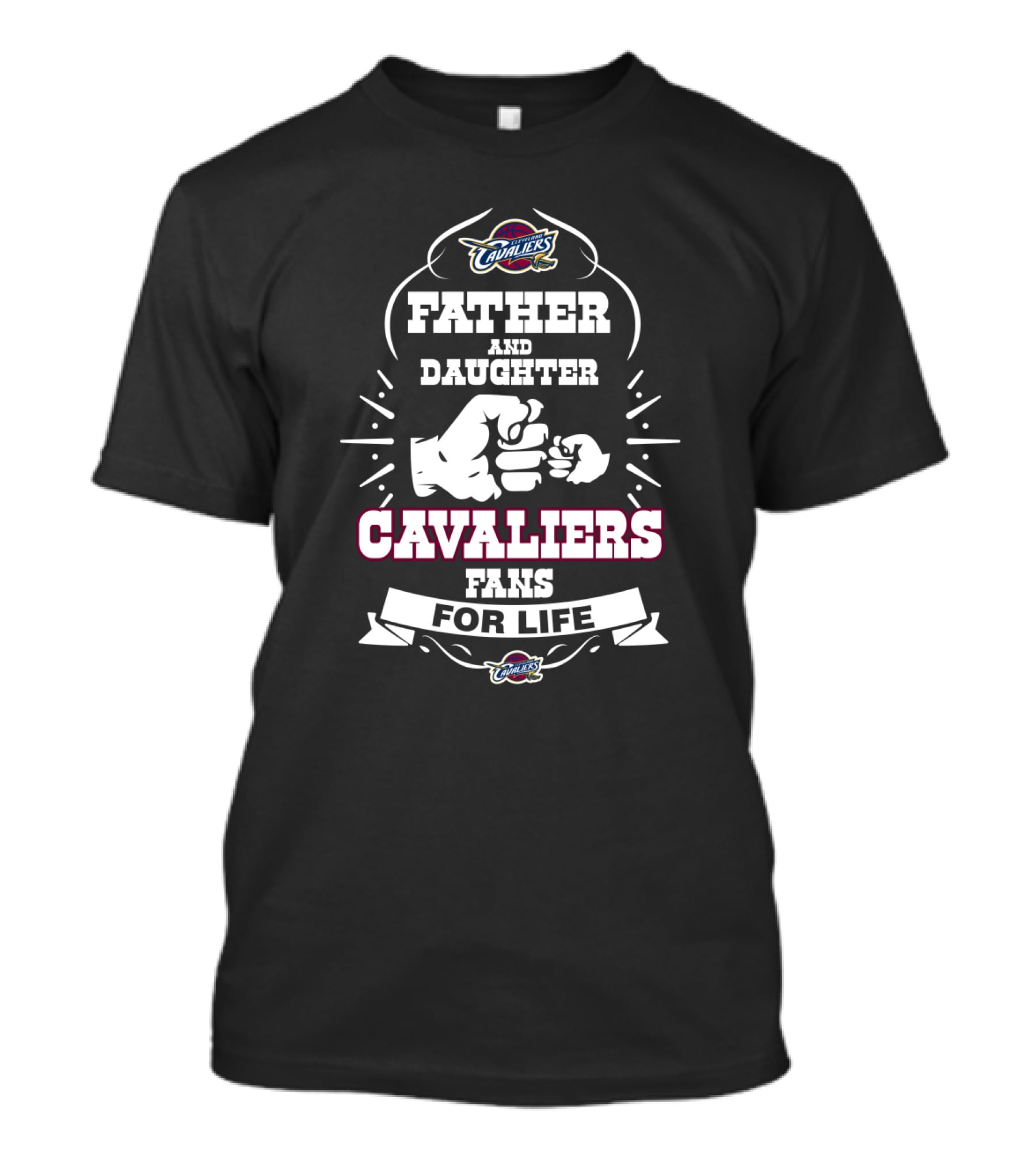 Father And Daughter Cavaliers Fans For Life Cleveland Cavaliers T-Shirt