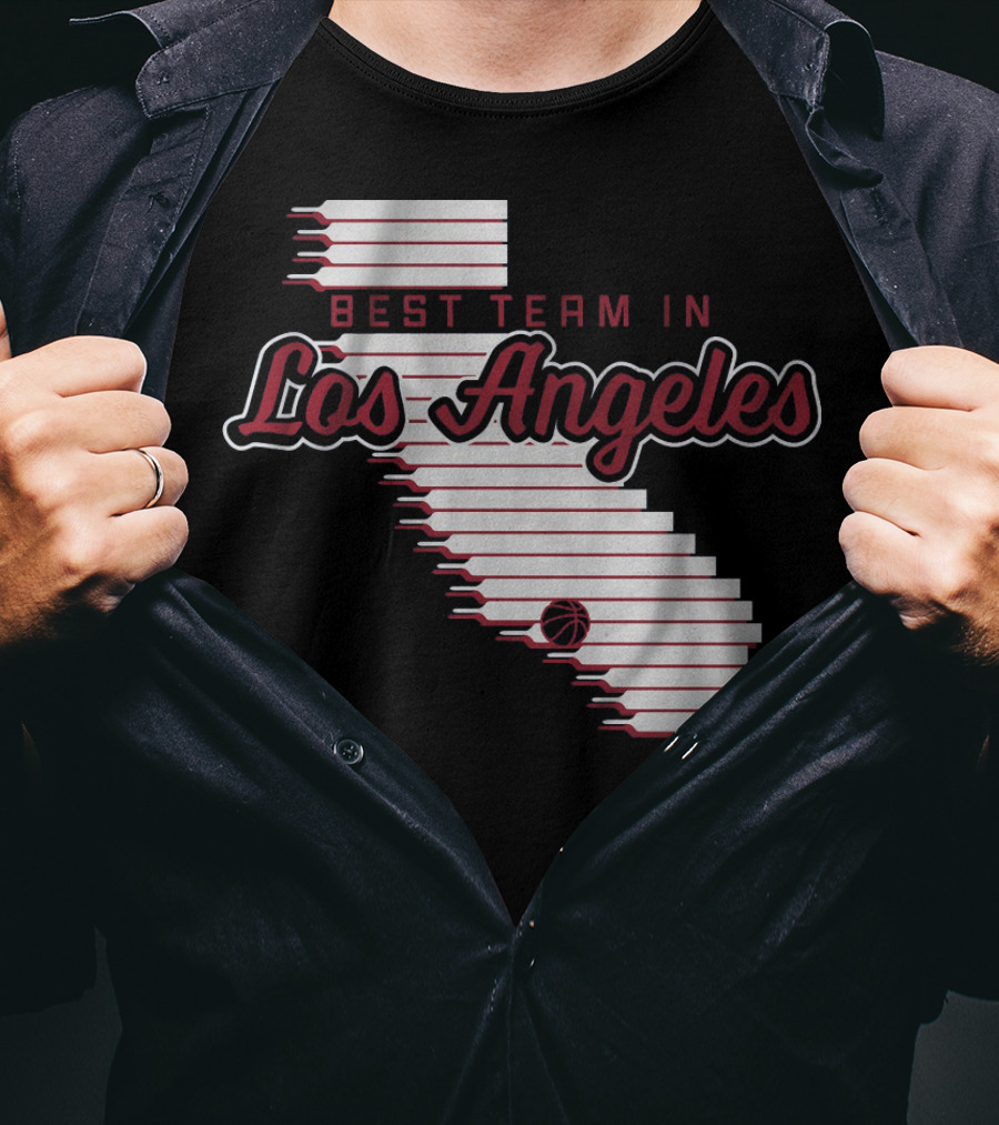Best Team In Los Angeles ClippersTeam California Basketball T-Shirt