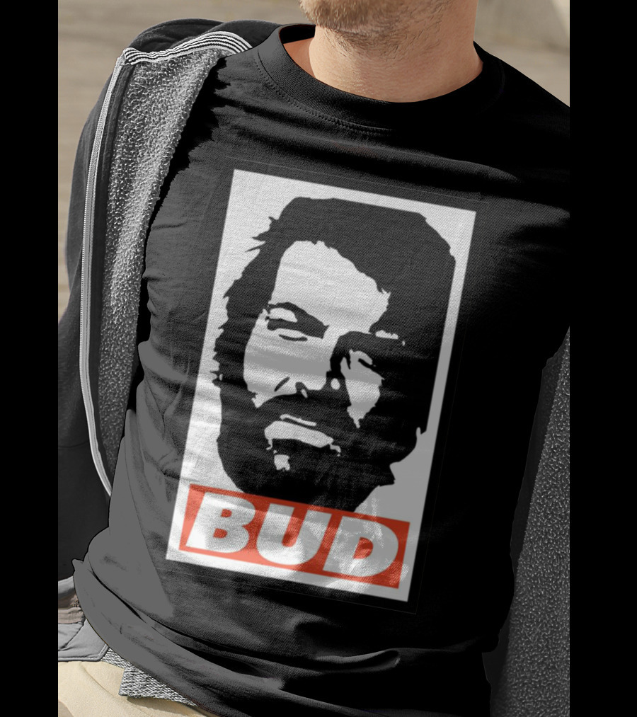 Bud Spencer Tribute Graphic Blockface T-Shirt