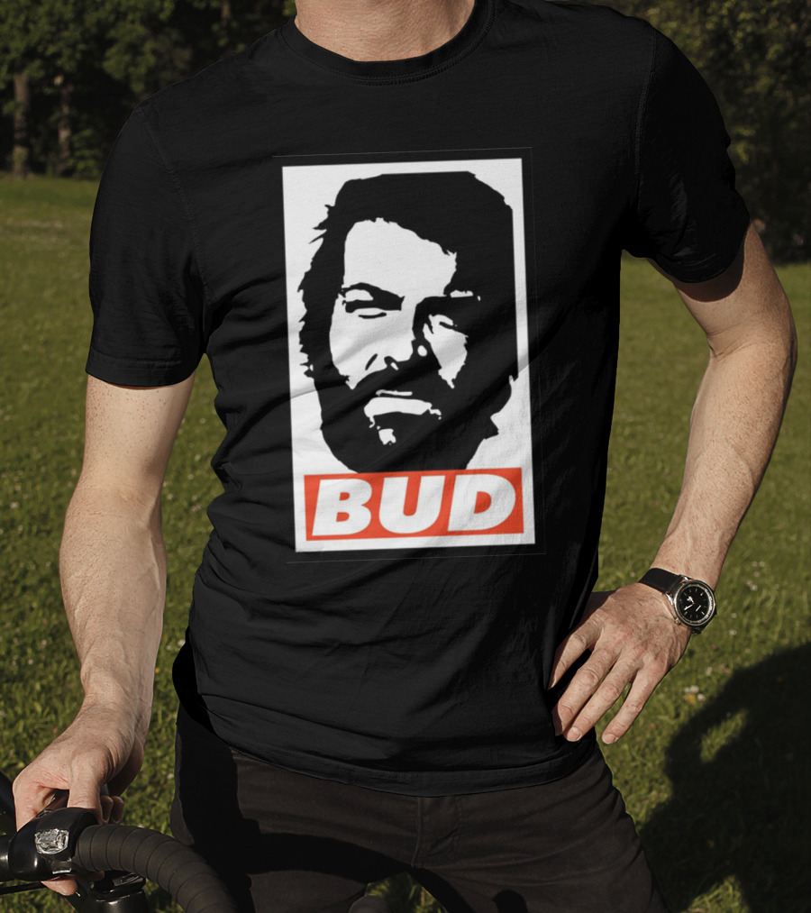 Bud Spencer Tribute Graphic Blockface T-Shirt