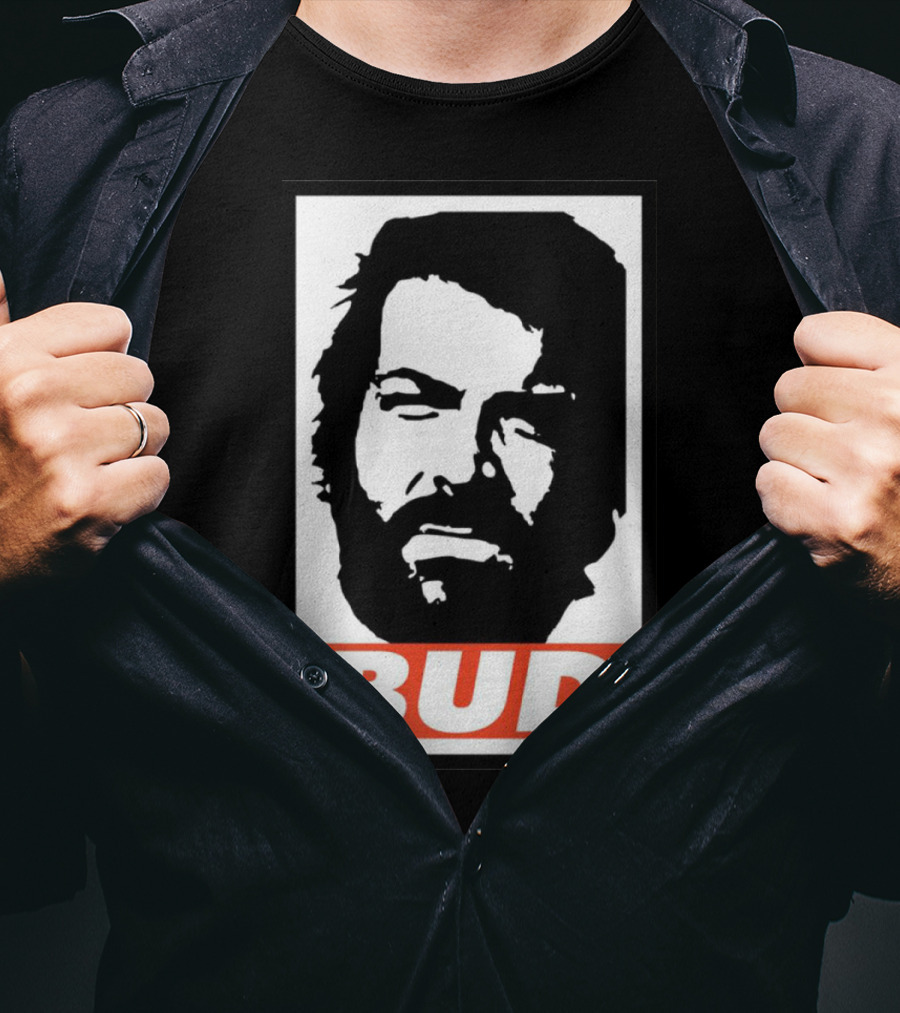 Bud Spencer Tribute Graphic Blockface T-Shirt