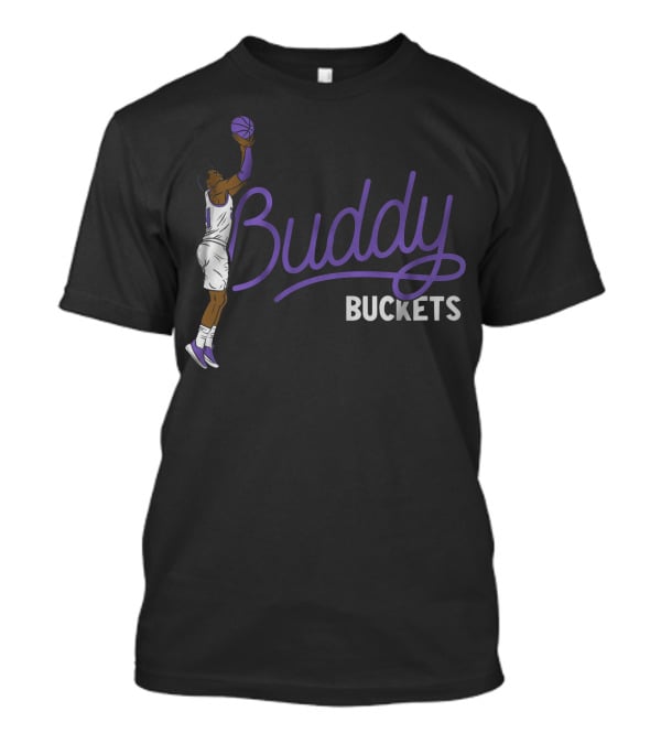 Buddy Buckets Basketball Player Jump Shot Iconic T-Shirt
