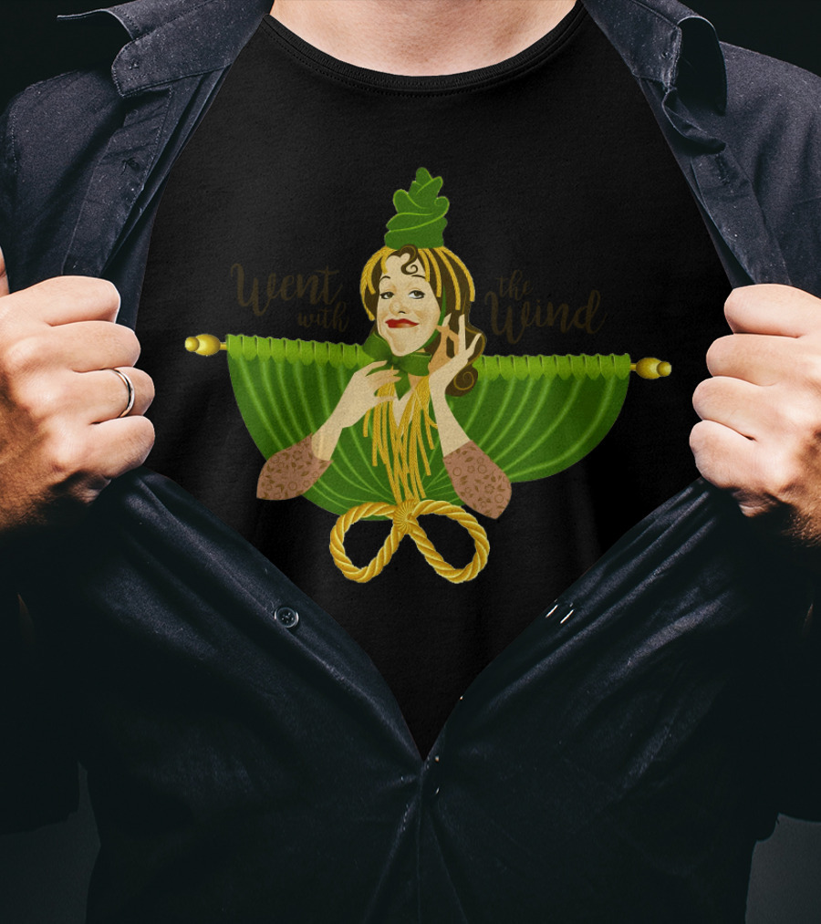 Went With The Wind Carol Burnett As Miss Starlett Iconic Scene Image T-Shirt