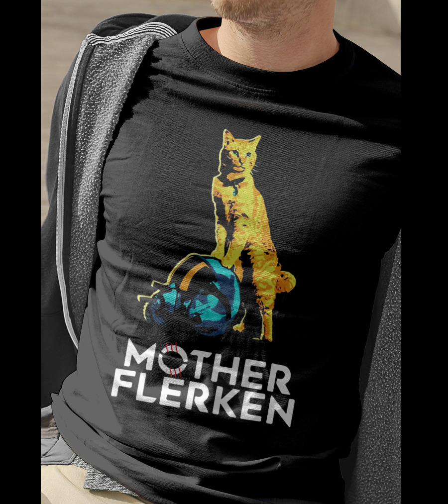 Mother Flerken Cat With Goose Helmet Marvel Fan T-Shirt