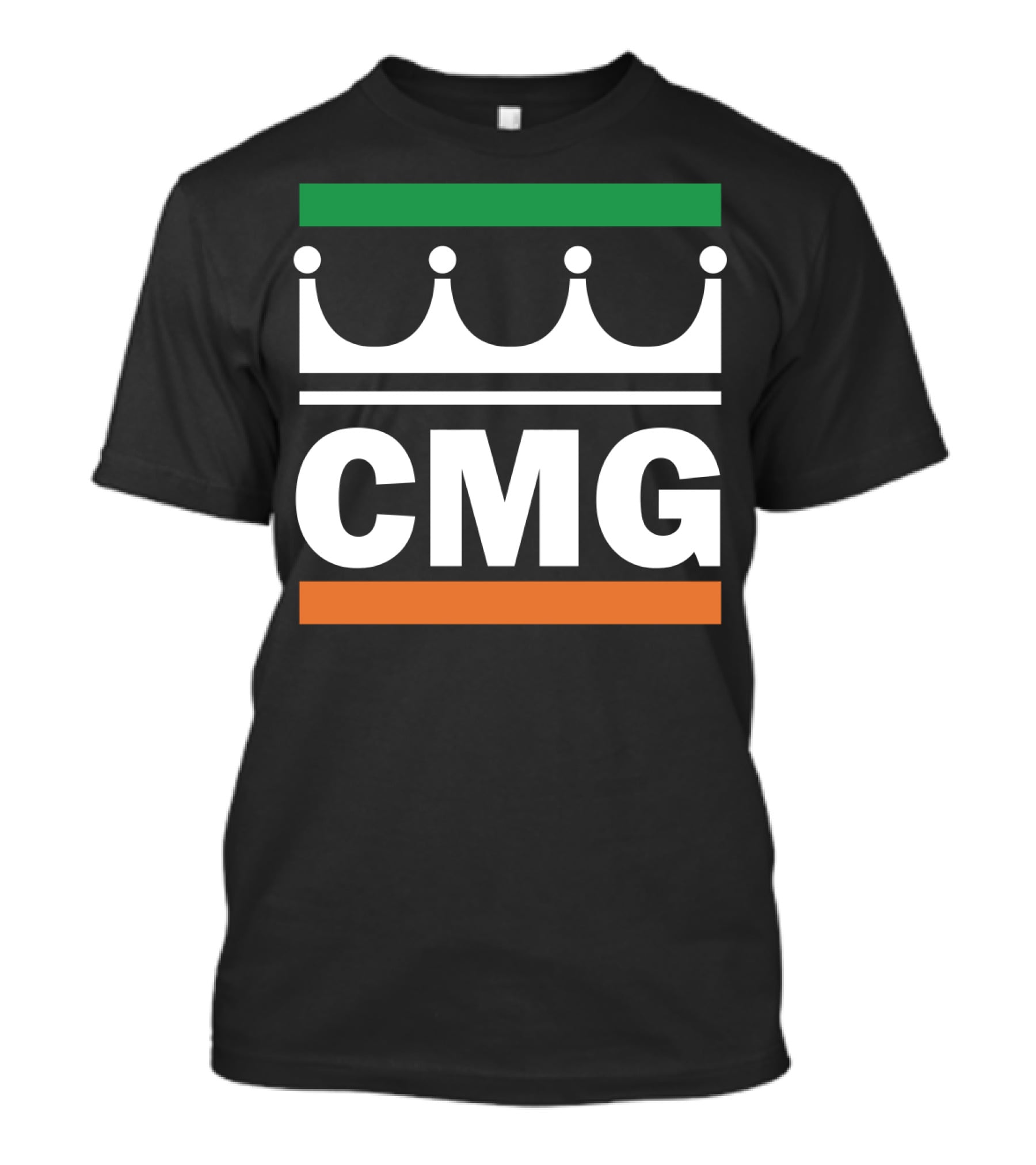 CMG Logo Irish Flag Colors Crown Symbol Conor McGregor GMG T-Shirt