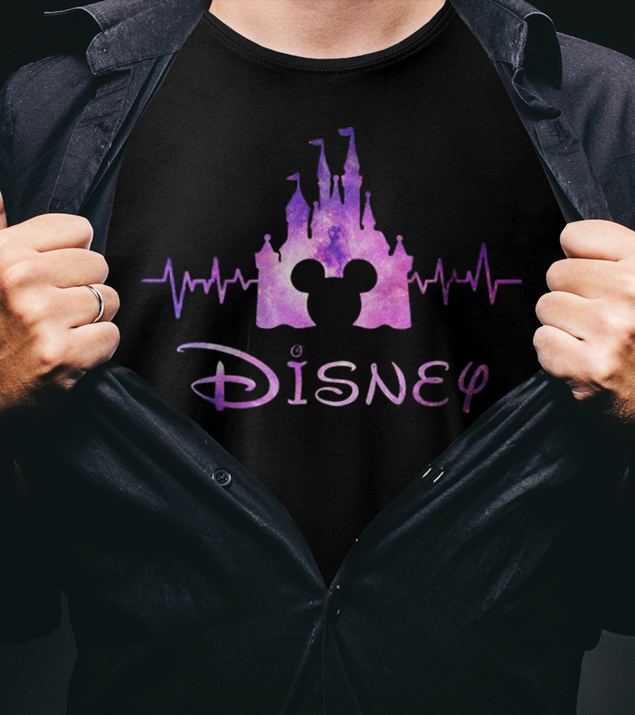 Disney Mickey Castle Heartbeat T-Shirt