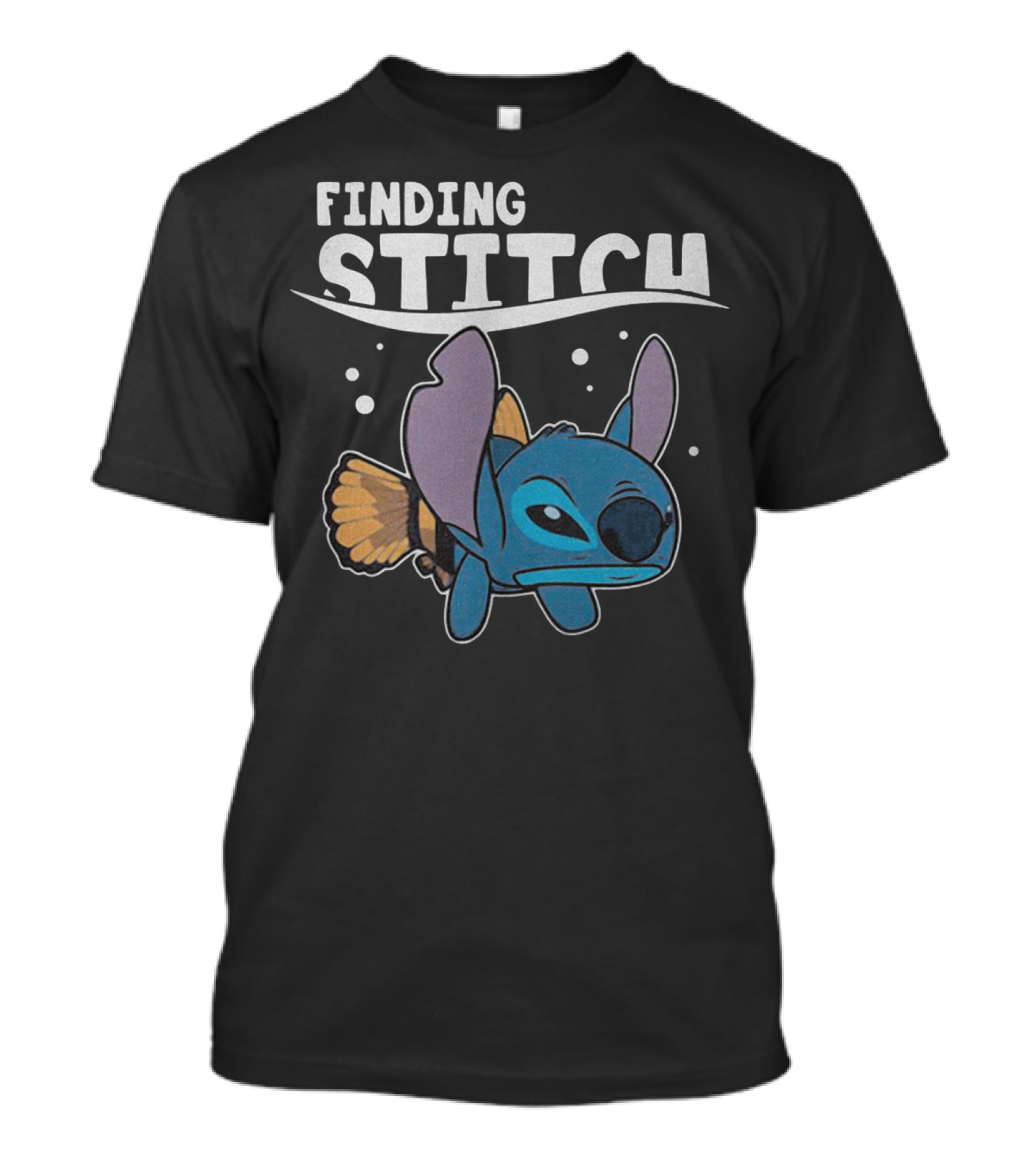 Finding Stitch Parody With Fish Imagery And Underwater T-Shirt