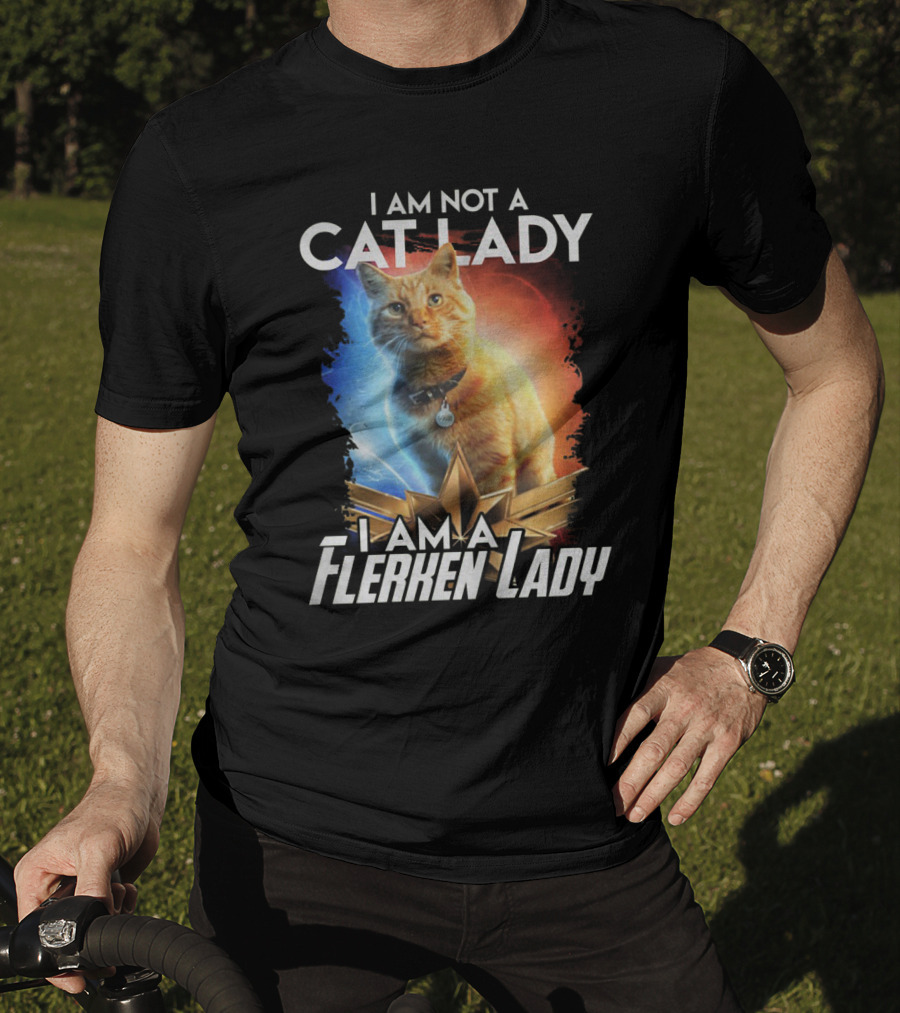I Am Not A Cat Lady I Am A Flerken Lady Goose Cat T-Shirt
