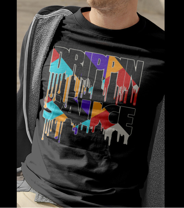 Jordan 9 Drippin Sauce Dream It Do It Bold Multicolor Drip T-Shirt