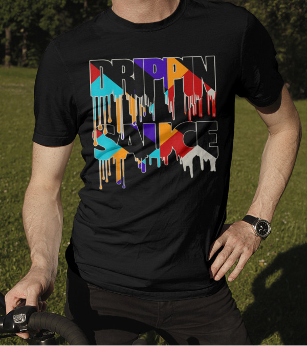 Jordan 9 Drippin Sauce Dream It Do It Bold Multicolor Drip T-Shirt