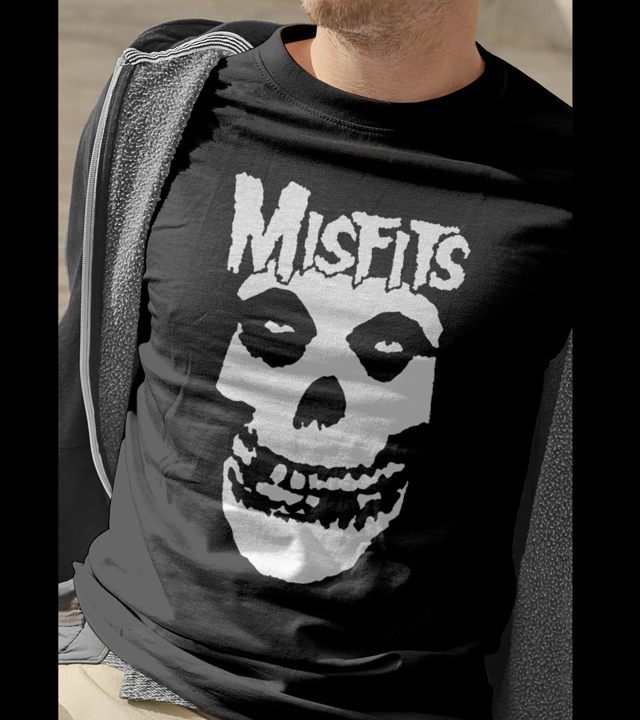 Misfits Fiend Skull Iconic Punk Rock Band T-Shirt