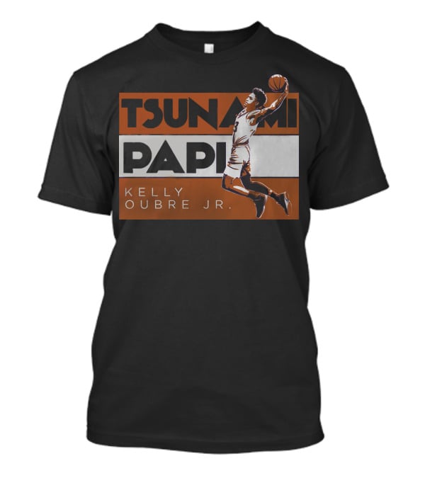 Tsunami Papi Kelly Oubre JR Basketball Dunk T-Shirt