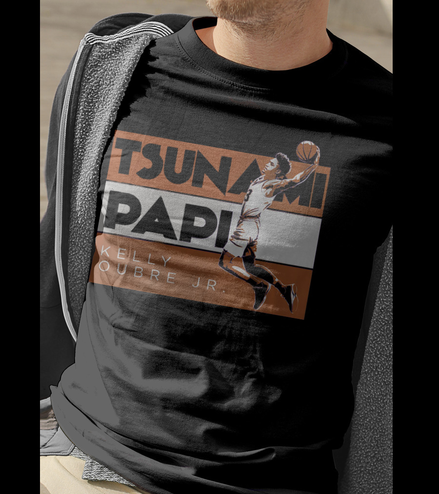 Tsunami Papi Kelly Oubre JR Basketball Dunk T-Shirt