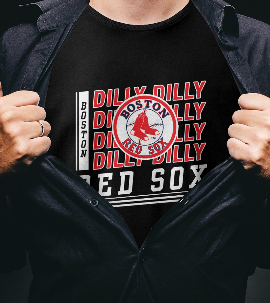 Boston Red Sox Dilly Dilly For Fans With Iconic Team T-Shirt