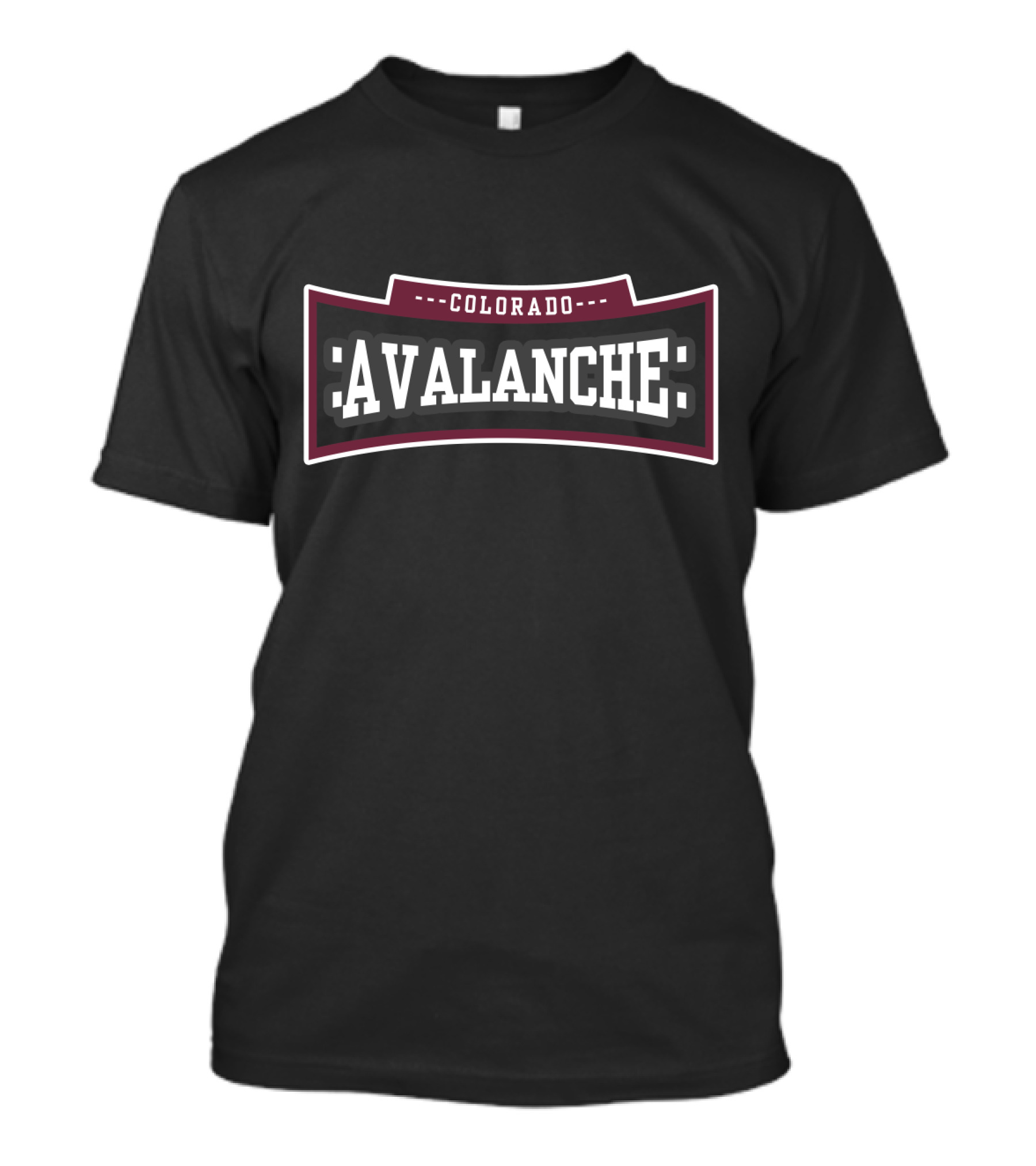 Colorado Avalanche Bold NHL Team Graphic For Fans T-Shirt