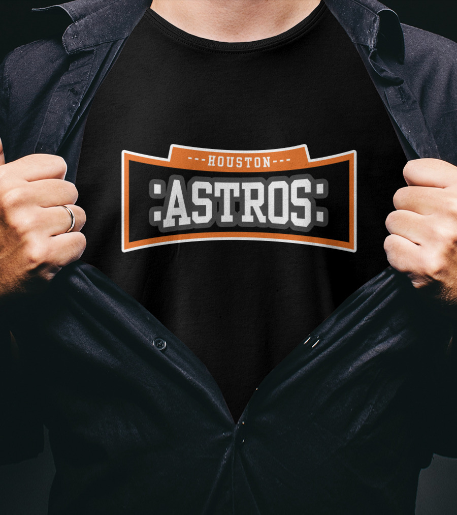 Houston Astros Iconic Arch Logo Design For Fans T-Shirt