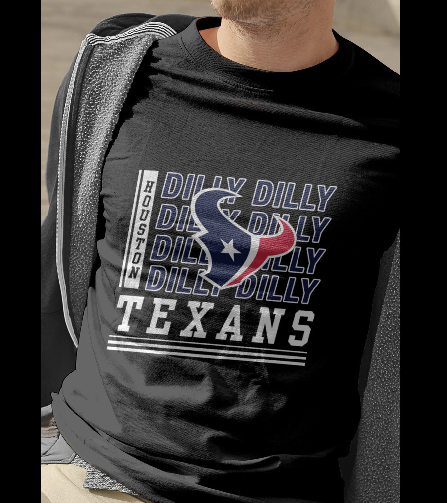 Houston Texans Dilly Dilly Bud Light Fans Football T-Shirt