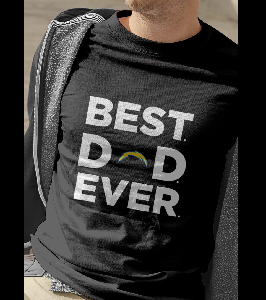 Los Angeles Chargers Best Dad Ever T-Shirt