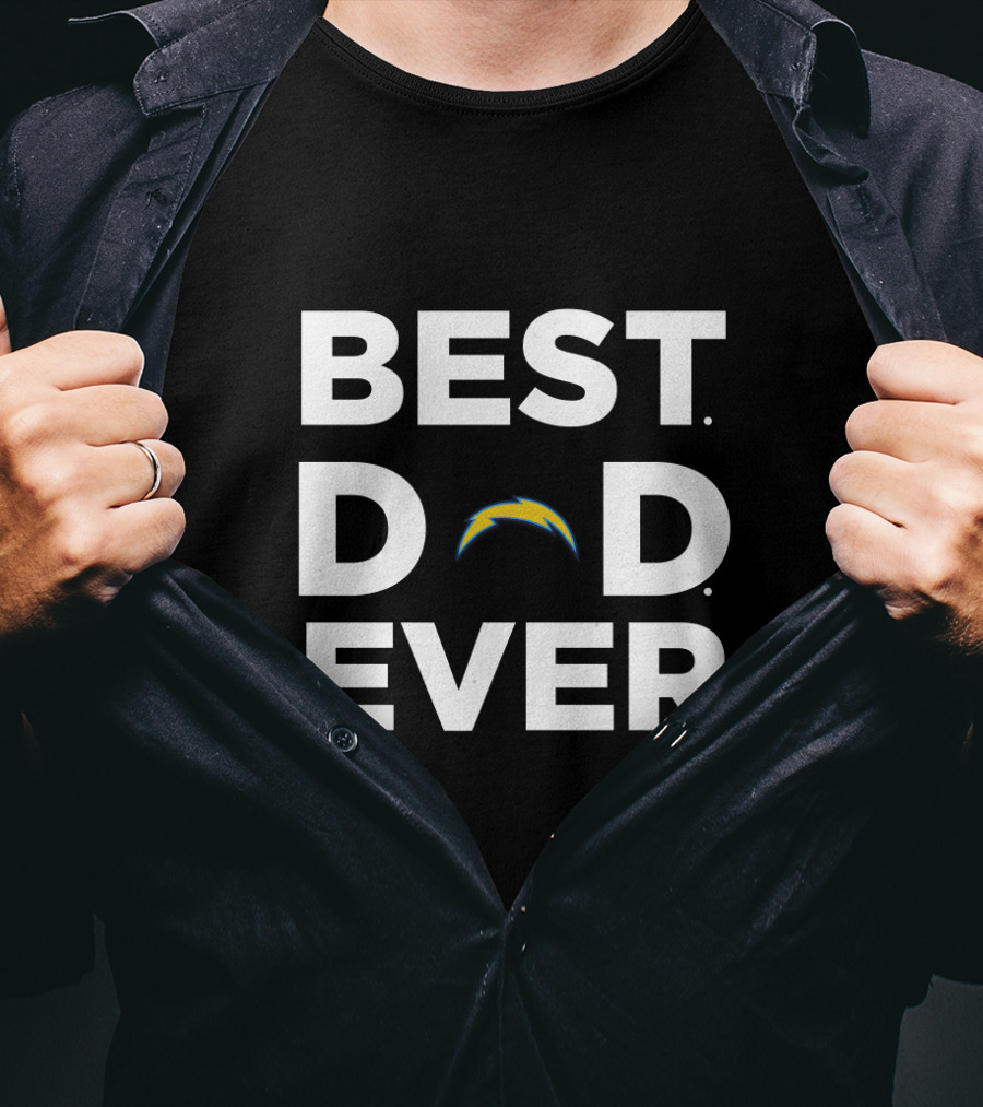 Los Angeles Chargers Best Dad Ever T-Shirt