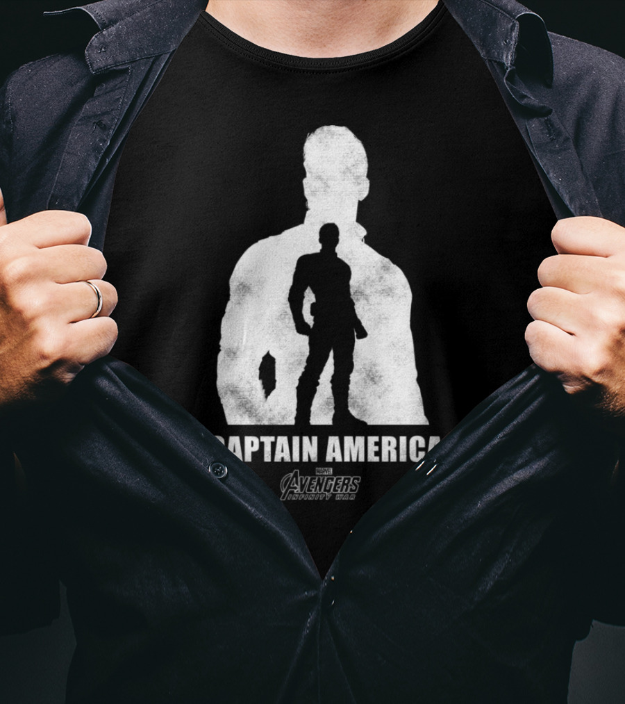 Captain America Avengers Infinity War Shadow T-Shirt