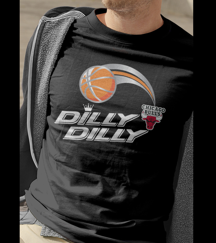 Chicago Bulls Dilly Dilly Basketball With Crown And Ball T-Shirt
