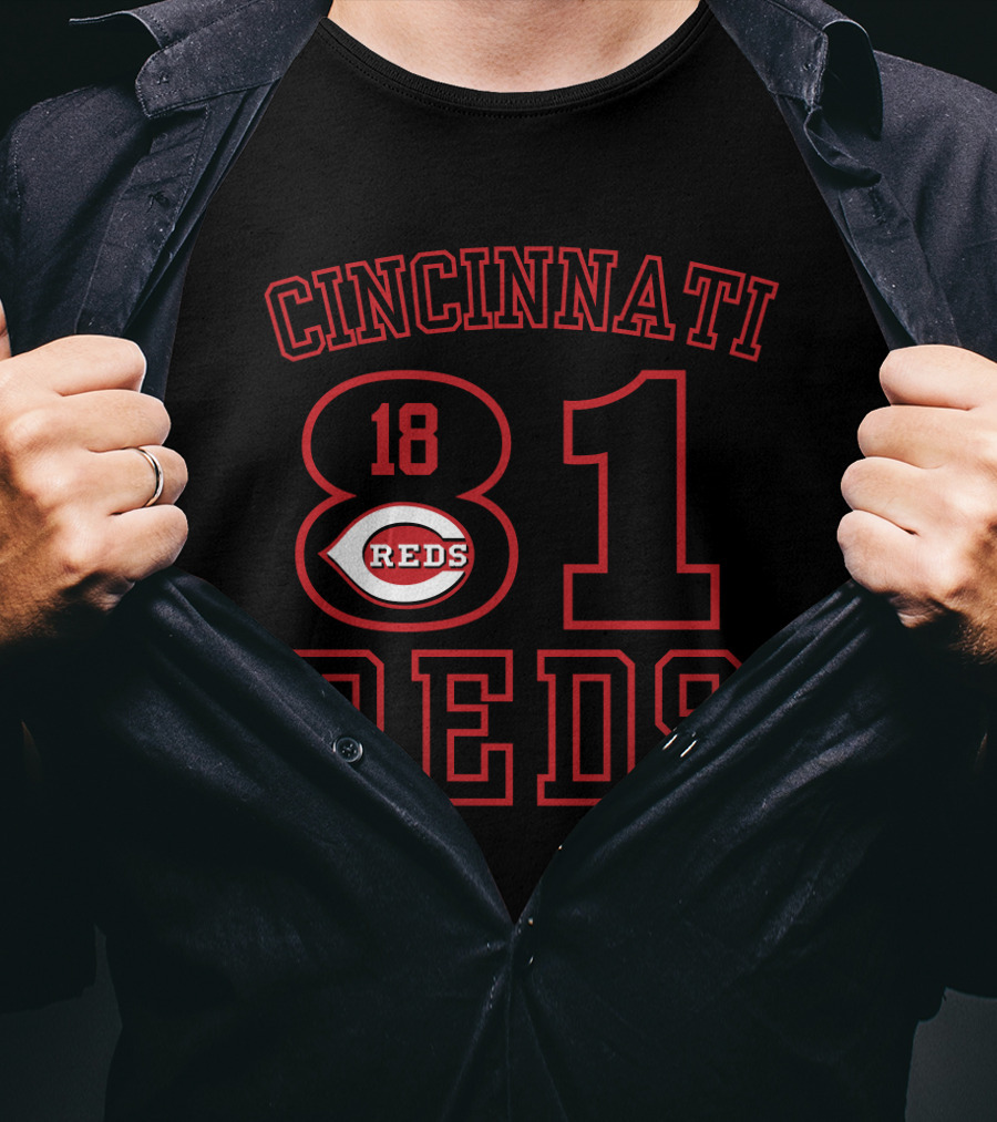 Cincinnati Reds 1881 Established Team Logo T-Shirt
