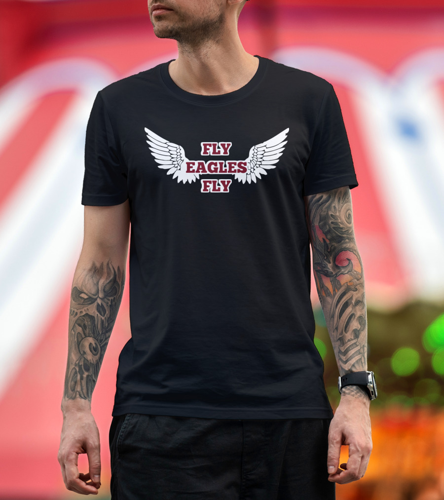 Fly Eagles Fly Philadelphia Eagles Wings T-Shirt