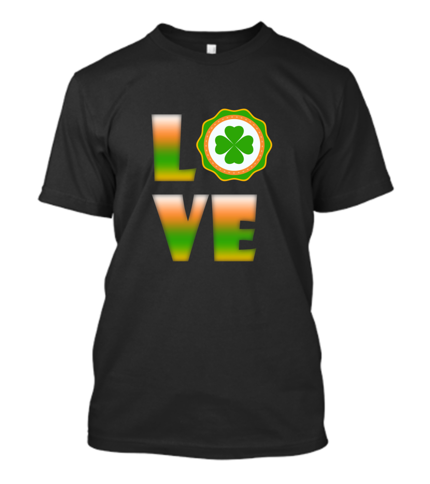 Love Irish Clover St. Patrick's Day T-Shirt