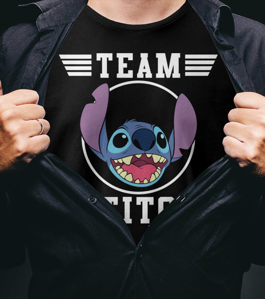Lilo And Stitch Team Stitch Featuring Iconic Character T-Shirt