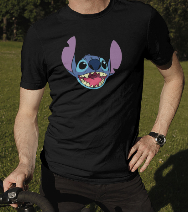 Lilo And Stitch WWSD What Would Stitch Do Cute Alien Character Face T-Shirt